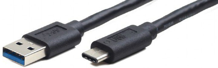 Kabel Cablexpert USB 3.0 AM - CM 0.1 m Czarny (CCP-USB3-AMCM-0.1M) - obraz 2
