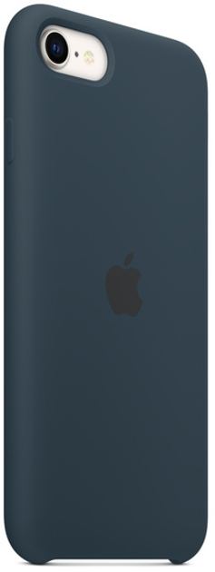 Панель Apple Silicone Case для Apple iPhone SE Abyss Blue (MN6F3ZM/A) - зображення 4
