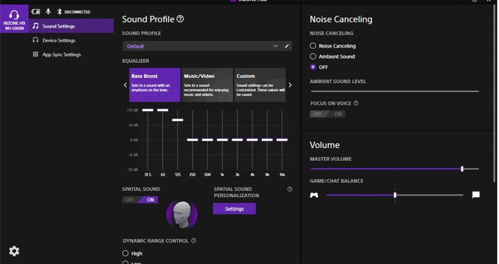 Słuchawki Sony INZONE H3 Białe (MDRG300W.CE7) - obraz 8