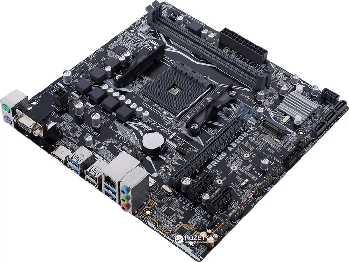 Материнська плата Asus Prime A320M-K sAM4, AMD A320, PCI-Ex16 (PRIME A320M-K) - Фото 4 Материнська плата Asus Prime A320M-K sAM4, AMD A320, PCI-Ex16 (PRIME A320M-K) - зображення 4