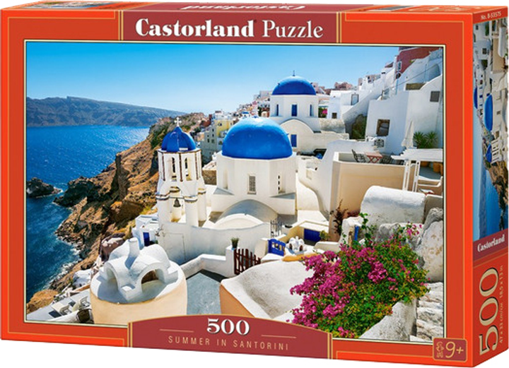 Puzzle Castorland Lato na Santorini 500 elementów (5904438053575) - obraz 1