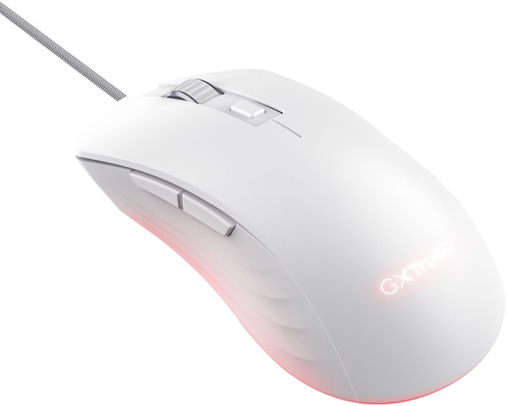Миша Trust GXT 924 Ybar+ USB White (8713439248913) - зображення 3