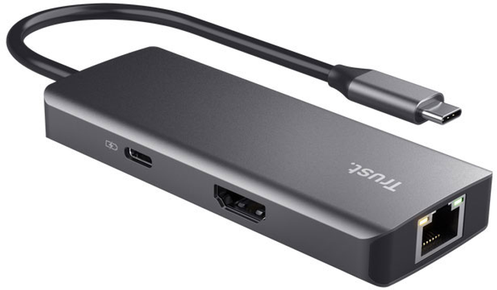 USB-хаб Trust DALYX 6 в 1 Мультипортовий адаптер (8713439249682) - зображення 3