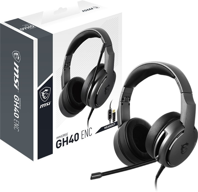 Słuchawki MSI Immerse GH40 ENC (S37-0400150-SV1) - obraz 5