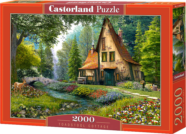 Puzzle Castorland Chata w lesie 2000 elementów (5904438200634) - obraz 1