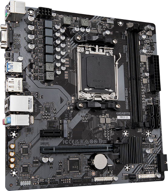 Материнська плата Gigabyte B650M S2H (sAM5, AMD B650, PCI-Ex16) - зображення 2