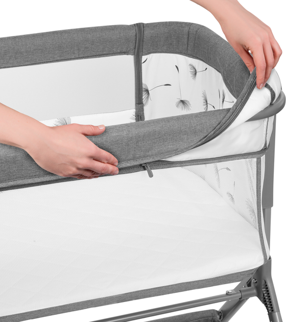 Дитяче ліжечко Lionelo Leonie Plus 3 в 1 Grey Stone (LO-LEONIE PLUS GREY STONE) - зображення 16