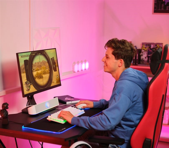 System akustyczny Trust GXT 619W Thorne RGB-Illuminated White (8713439251104) - obraz 8