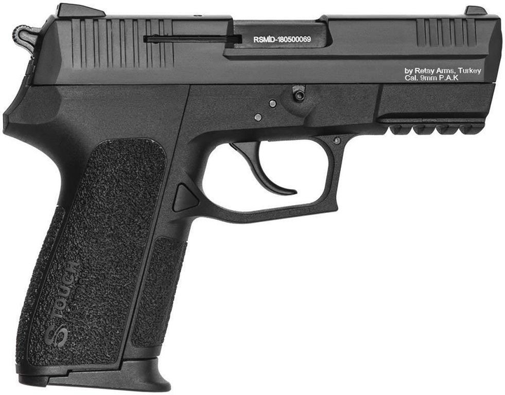 Пістолет стартовий Retay S20 Black +20 шт холостих патронів (9 мм) - зображення 2
