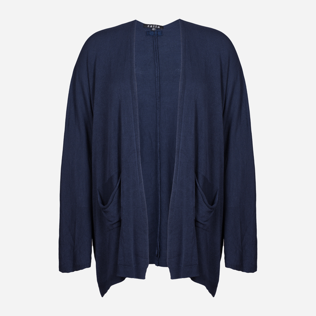 Kardigan damski oversize Zaiia ZASW04 One size Ciemnoniebieski (8228504515741) - obraz 5