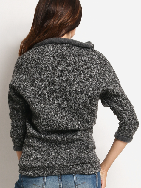 Sweter damski ciepły Awama A121 S/M Grafitowy (5902360510890) - obraz 2
