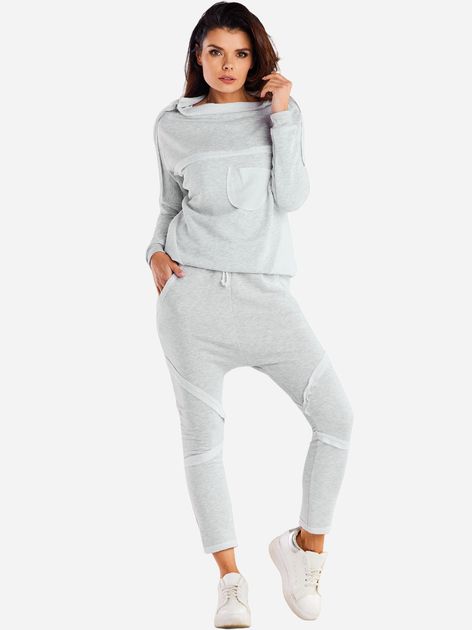 Spodnie dresowe damskie Infinite You M025 113364 L/XL Szare (5902360506107) - obraz 5