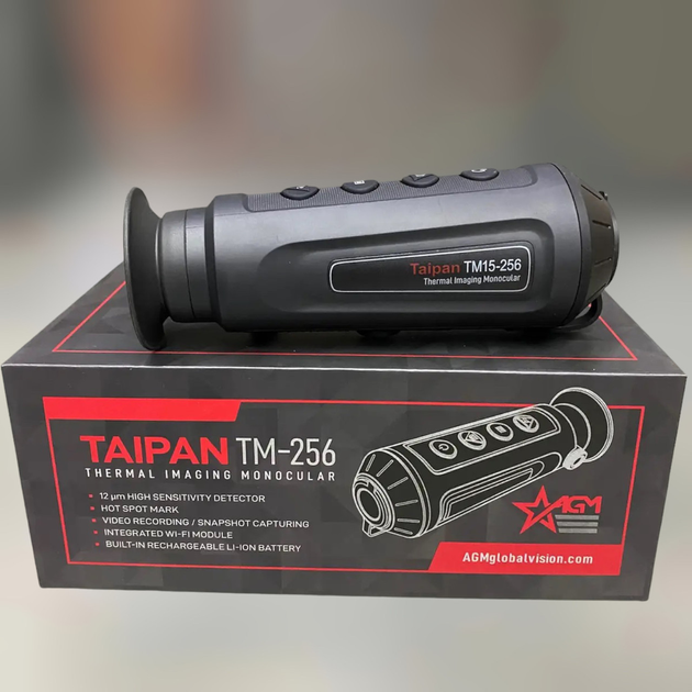 Тепловізійний монокуляр 710м AGM Taipan TM15-256 - зображення 1
