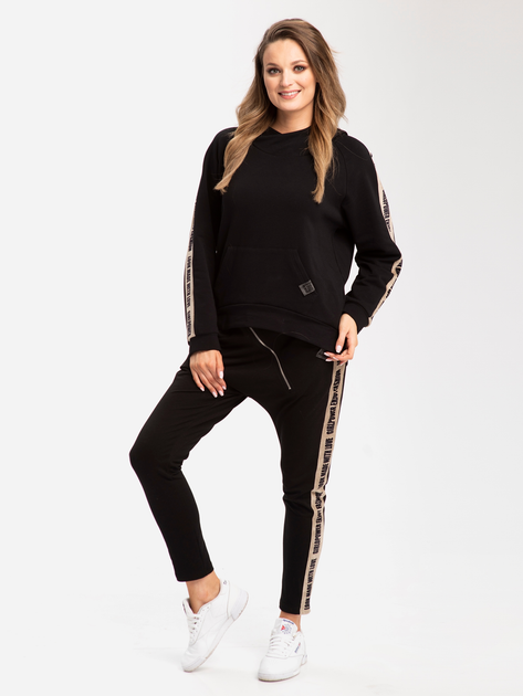Spodnie dresowe damskie Look Made With Love Look 834 S Czarne (5903999301361) - obraz 3