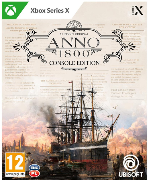 Гра Xbox Series X Anno 1800 (Blu-ray) (3307216262572) - зображення 1