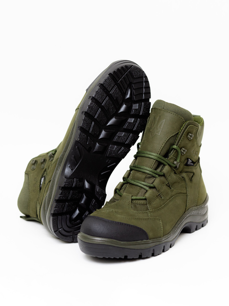 Демисезонные Берцы Тактические Ботинки Мужские Кожаные 45р (30 см) 45D-000015-RZ45 - изображение 2