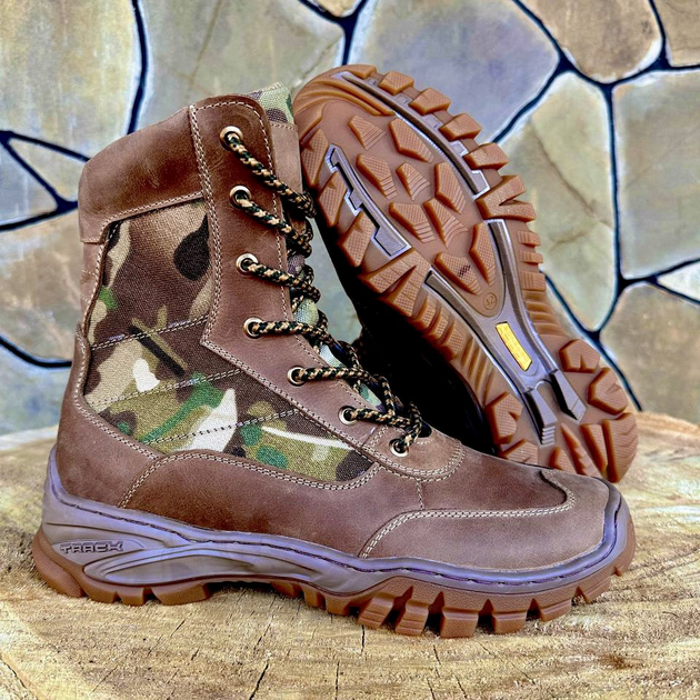 Демисезонные Берцы Тактические Ботинки Мужские Кожаные 42р (27,5 см) DSD-000013-RZ42 - изображение 1