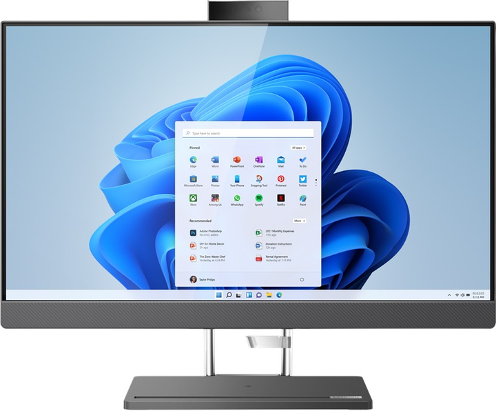 Моноблок Lenovo IdeaCentre AIO 5 27IAH7 (F0GQ0095PB) Storm Grey - зображення 4