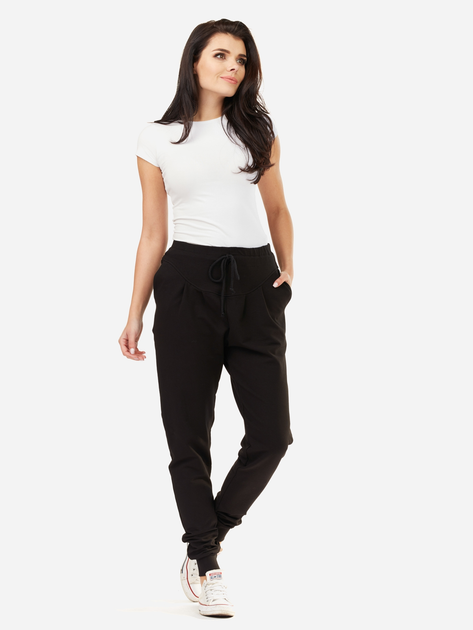 Спортивні штани жіночі Infinite You M151 L Чорні (5902360520134) - зображення 4