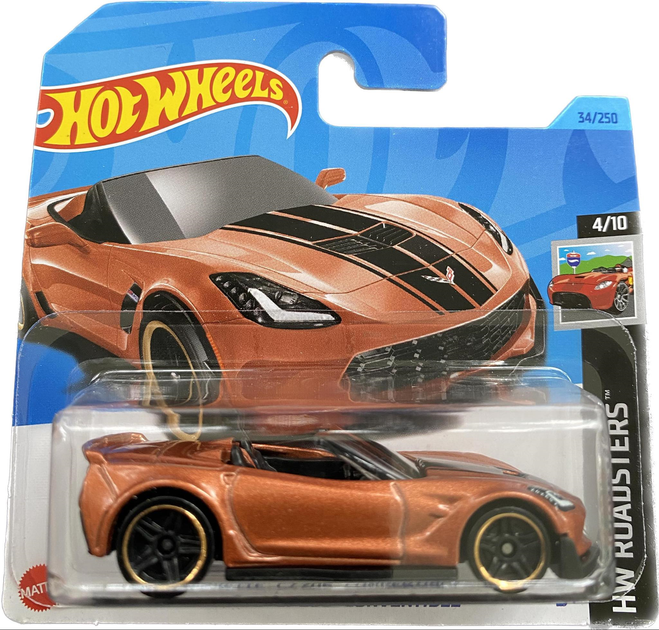 Машинка Хот Вилс 1:64 Corvette C7 Z06 Convertible коллекция HW