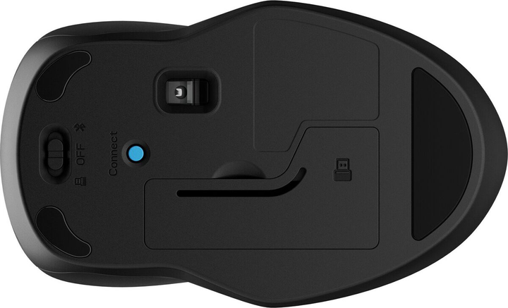Mysz HP 250 Dual Mode Wireless/Bluetooth Czarna (196786514548) - obraz 6