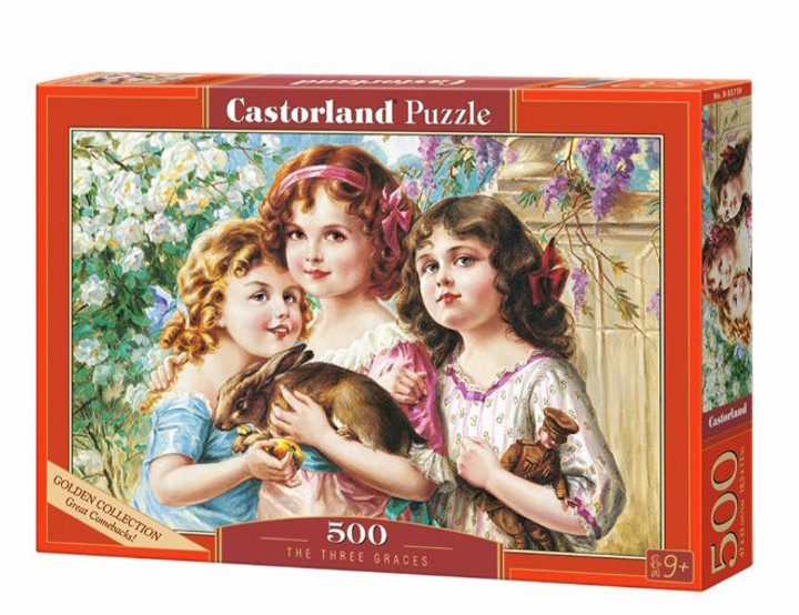 Puzzle Castorland Trzy łaski z 500 elementów (5904438053759) - obraz 1