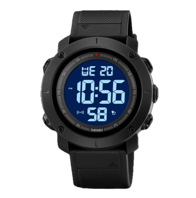 Наручные часы с подсветкой Skmei 2122BKWT Черный - Фото 1 Наручные часы с подсветкой Skmei 2122BKWT Черный - изображение 1