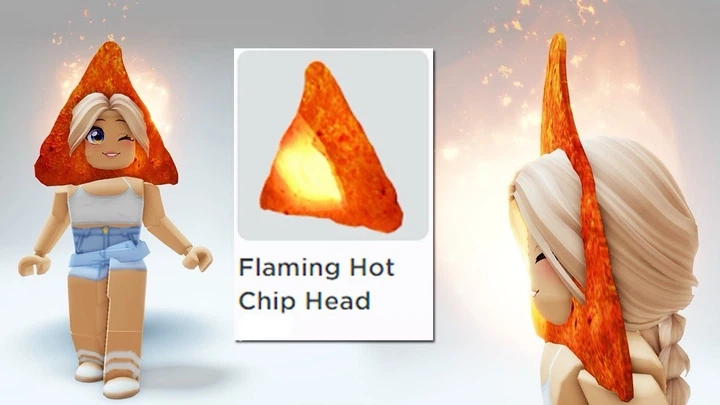 Roblox: Flaming Hot Chip Head - зображення 3