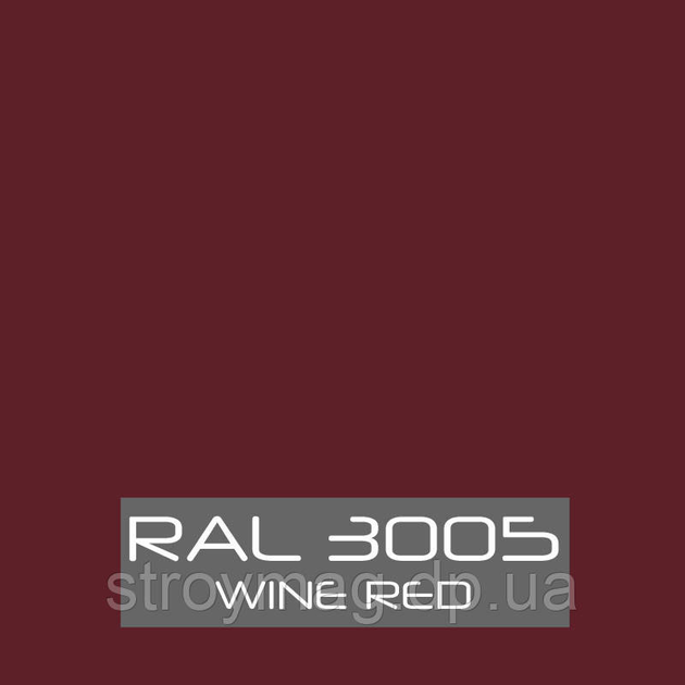 Краска резиновая Colorina для крыш 12 кг RAL 3005 вишневая (7999-12 ...
