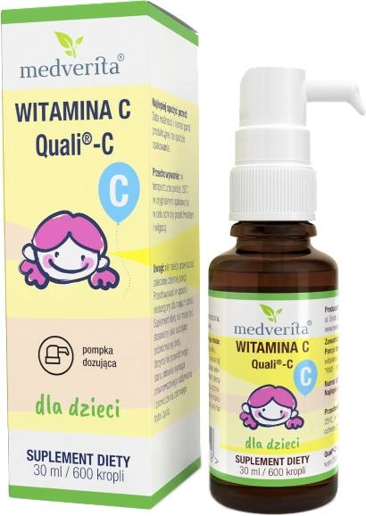 Дієтична добавка Medverita Vitamin C для дітей 30 мл (5903686580659) - зображення 1