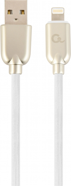 Kabel Cablexpert USB - Apple Lightning 1 m Biały (CC-USB2R-AMLM-1M-W) - obraz 1
