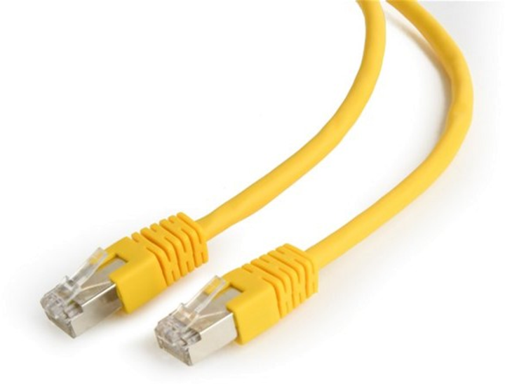 Kabel krosowy Cablexpert CAT6 FTP 1 m Yellow (PP6-1M/Y) - obraz 2