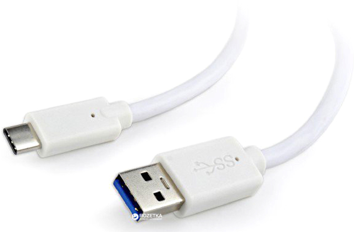 Kabel Cablexpert USB Type-C do USB 3.0 0.5 m (CCP-USB3-AMCM-W-0.5M) - obraz 1