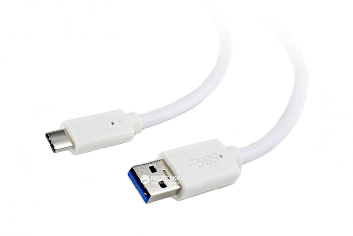 Kabel Cablexpert USB 3.0 do USB Type-C 1.8 m (CCP-USB3-AMCM-6-W) - obraz 1