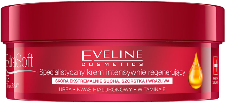 Krem do ciała i twarzy Eveline Cosmetics Extra Soft SOS specjalistyczny intensywnie regenerujący 10% Urea 175 ml (5901761965346) - obraz 1