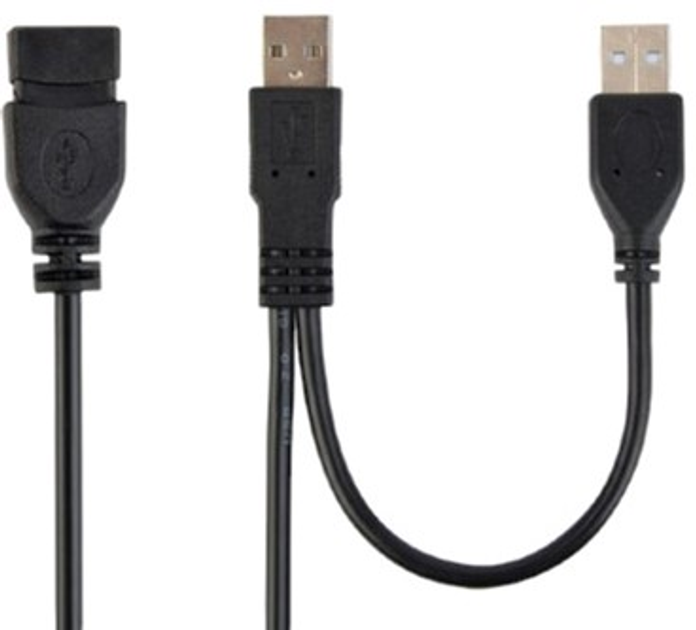Кабель Cablexpert USB-A (M) - USB-A (F) 0.9 м (CCP-USB22-AMAF-3) - зображення 1