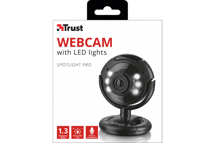 Веб-камера з LED підсвіткою TRUST SpotLight Pro (16428) - изображение 3