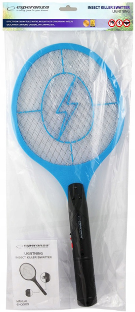Elektryczna łapka owadobójcza Esperanza EHQ009 Insect Killer Swatter Ligntning (5901299955949) - obraz 5