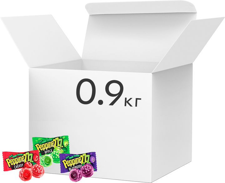 Карамель леденцовая с начинкой Roshen Peppinezzz 900 г (4823077615009 ...