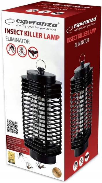Lampa owadobójcza Esperanza EHQ002 Insect Killer Lamp Eliminator (5901299929056) - obraz 6
