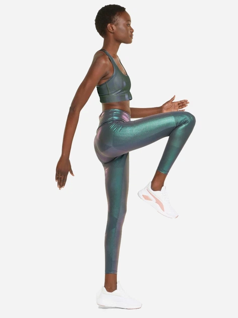 Legginsy damskie błyszczące Puma Stardust Crystalline 7/8 52137542 M Szare (4064535539202) - obraz 3