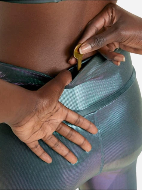 Легінси жіночі Puma Stardust Crystalline 7/8 52137542 L Сірі (4064535539219) - зображення 4