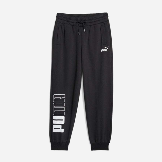 Spodnie dresowe damskie Puma Power Colorblock Sweatpants Fl 67602501 XS Czarne (4099683646571) - obraz 1