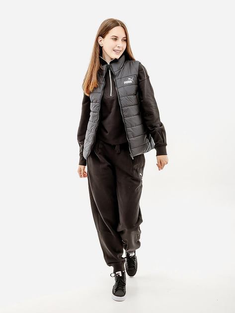 Теплий жилет жіночий Puma Ess Padded Vest 84894101 S Чорний (4064537700563) - зображення 3