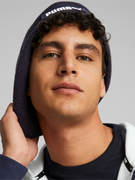 Шапка чоловіча Puma Classic Cuff Beanie 2343406 One Size Peacoat (4065449748858) - зображення 3
