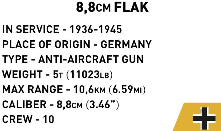 Конструктор Cobi Company of Heroes 3 Зенітна гармата FlaK 225 шт (5902251030476) - зображення 7