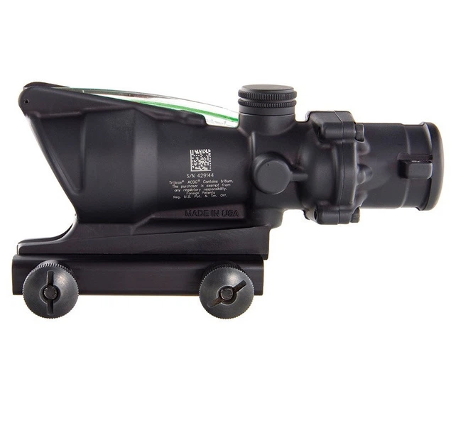 Тактический прицел TRIJICON ACOG 4X32 BAC DUAL ILLUM GREEN CHEVRON .223/5.56 BDC - изображение 6