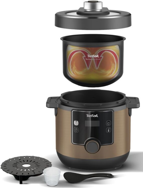 Мультиварка-скороварка TEFAL Turbo Cuisine Maxi CY777G10 – фото, отзывы ...