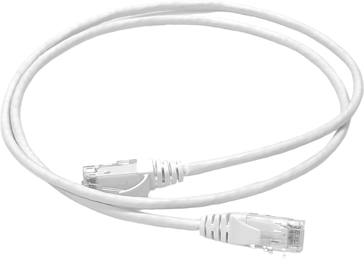 Patchcord Corning RJ45-RJ45 U/UTP Cat 6 AWG 26/7 PVC White (4016032372080) - obraz 1