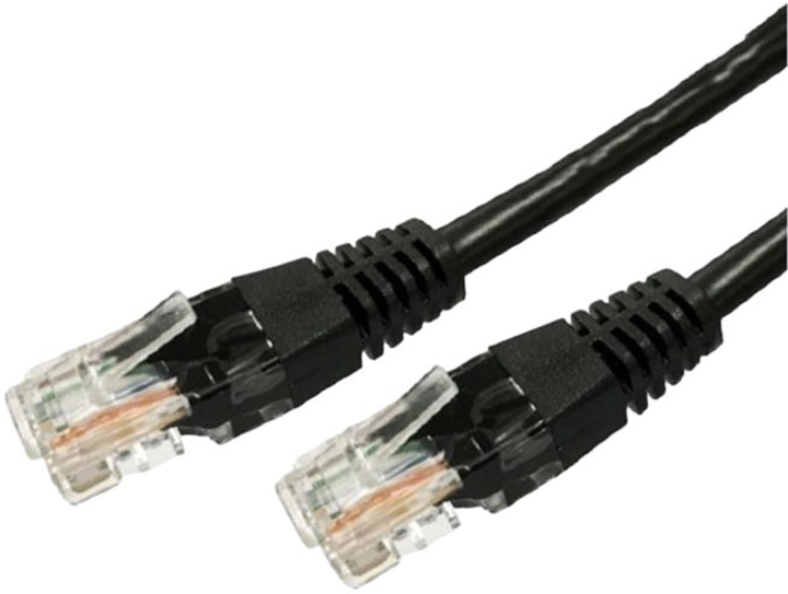 Патч-корд TB мідний Cat 5e RJ45 UTP 1 м 10 шт Black (5901500505475) - зображення 1